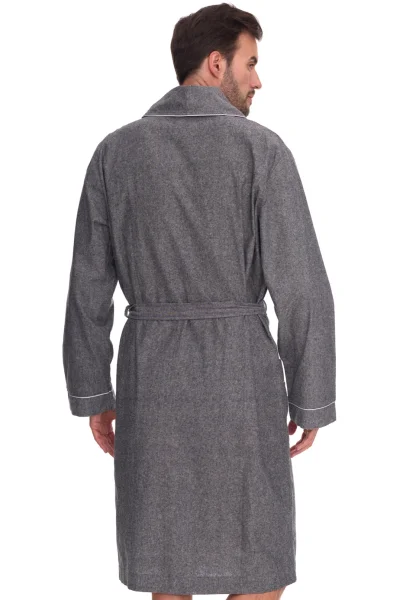 Pánský župan Zeus - bavlna - Šedá