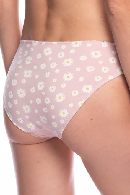 2 PACK - kalhotky L-1557 - bavlna - Růžovo-modrá