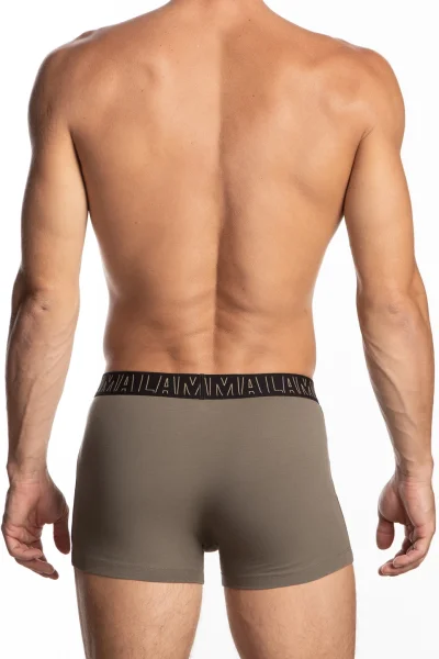 2 PACK boxerky M-1058SZG - Khaki