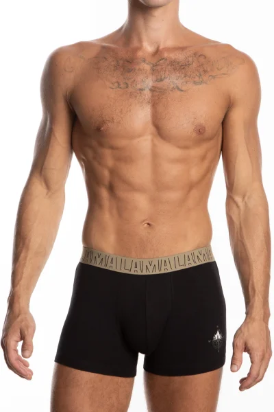 2 PACK boxerky M-1058SZG - Khaki