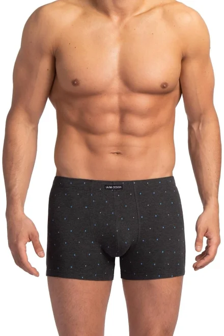 2 PACK boxerky M-1078 - Tmavě modrá-šedá