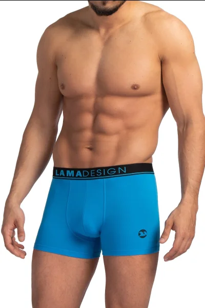 2 PACK boxerky M-1068 - Černo-modrá