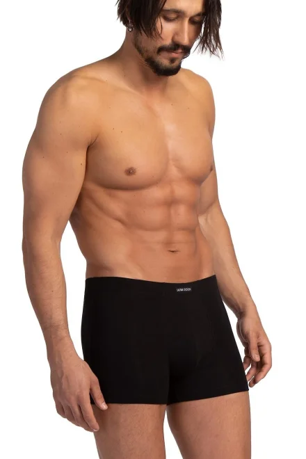 3 PACK boxerky M-1087 - Světlemodrá-tmavěmodrá