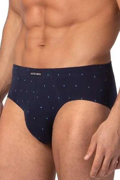 2 PACK slipy M-1077 - Tmavě modrá-šedá