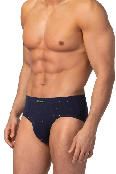 2 PACK slipy M-1077 - Tmavě modrá-šedá