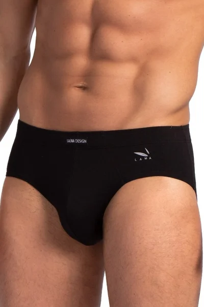 2 PACK slipy M-BAM 892 CL - bambus - Šedo-černá