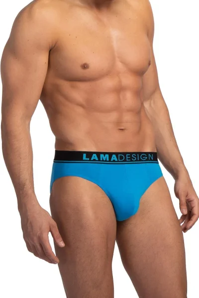 2 PACK slipy M-1067 - Černo-modrá