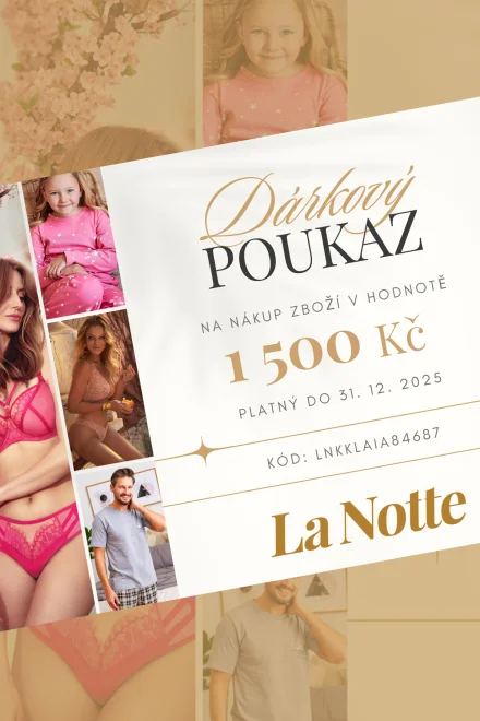 Dárkový poukaz 1500Kč - Barevná