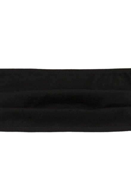 Dvouvrstvá bavlněná rouška GOR 5 ks Black