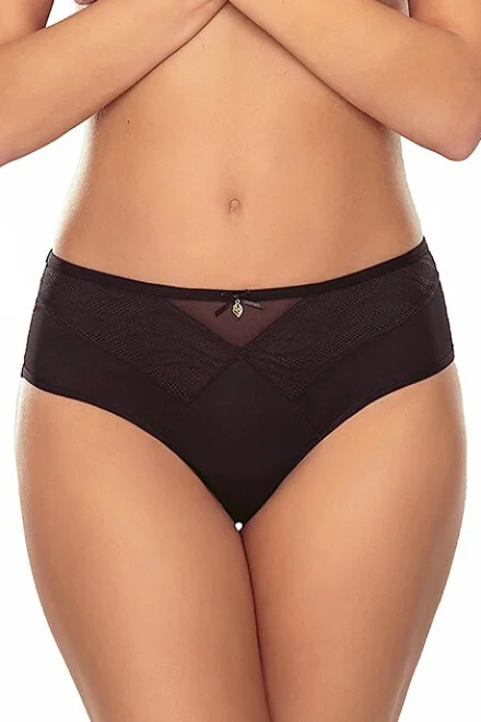 Brazilky 5040 Tilly - vyšší pas - Černá