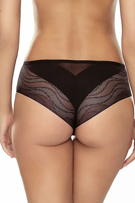 Brazilky 5040 Tilly - vyšší pas - Černá