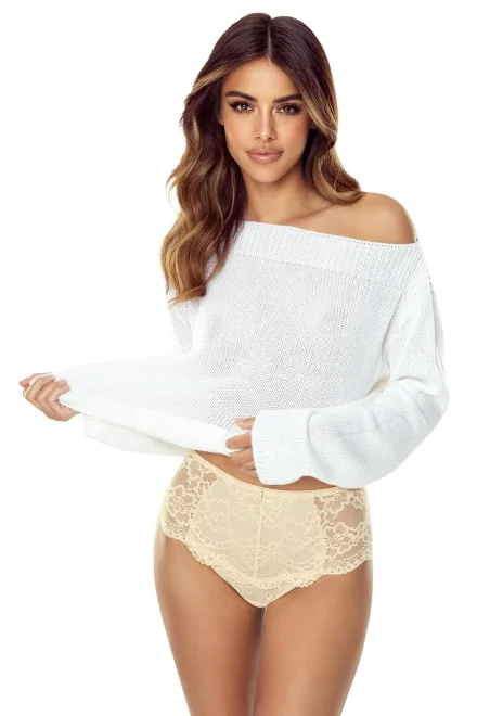 Tanga 5039 Elif - vyšší pas - Béžová