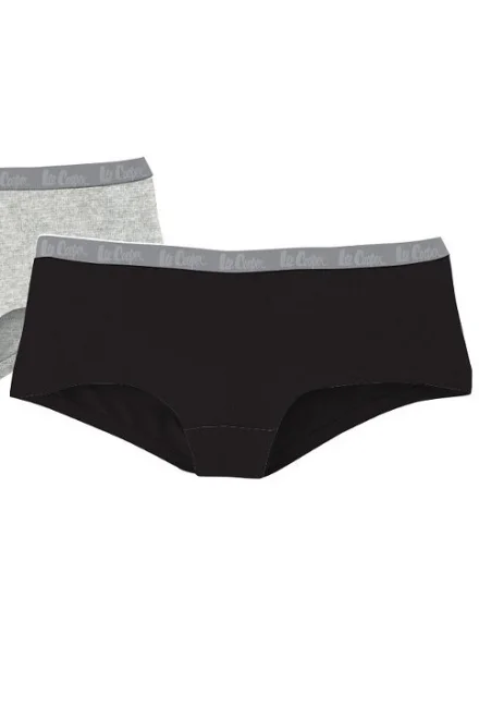 Kalhotky 34190 Hipster A'2 Duo pack - Černo-šedá