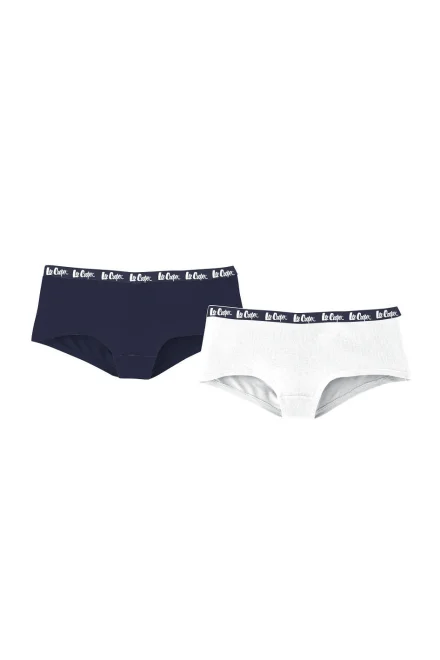 Kraťásky 33051 Hipster A'2 Duo pack - Tmavěmodrá-bílá
