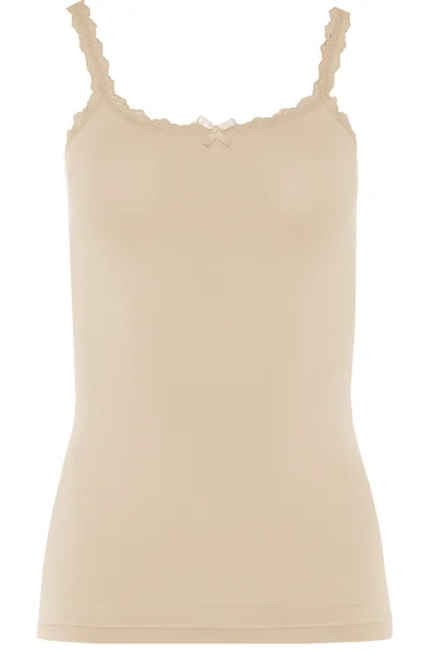 Dámské tílko 404 - bavlna - Béžová