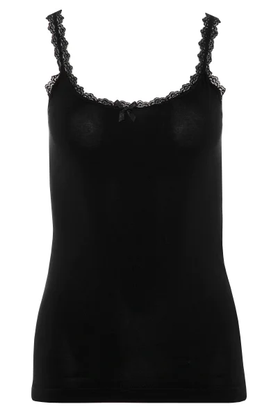 Dámské tílko 404 - bavlna - Černá