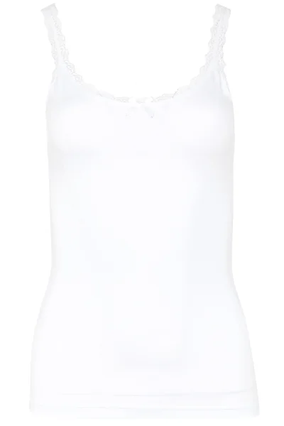 Dámské tílko 404 - bavlna - Bílá