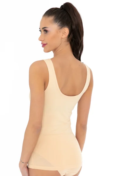 Dámské tílko 405 - bavlna - Béžová