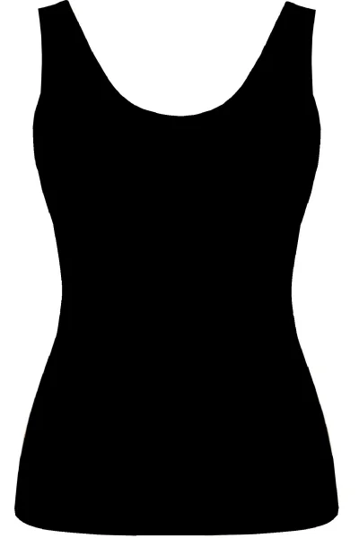 Dámské tílko 405 - bavlna - Černá