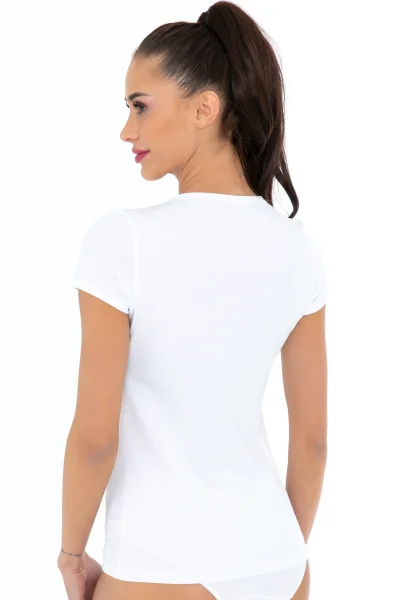 Dámské triko 406 - bavlna - Bílá