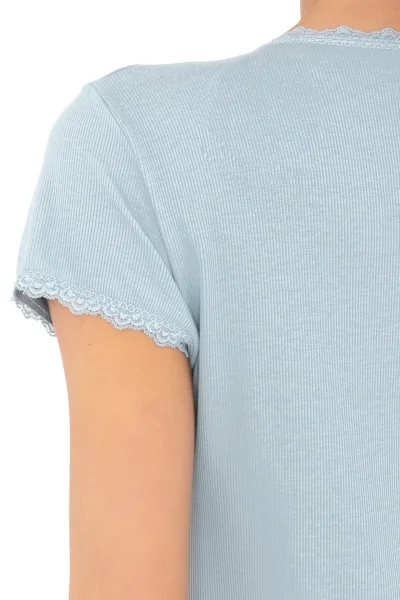 Dámské triko 401 - bavlna - Světle modrá