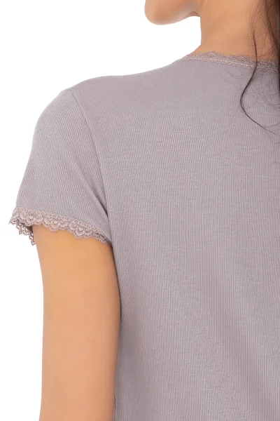 Dámské triko 401 - bavlna - Mocca