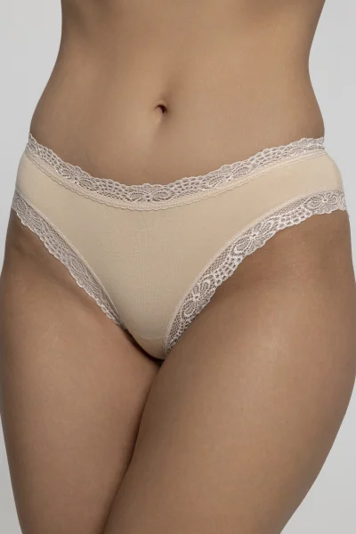 2 PACK kalhotky F-MD-22 - bavlna - Béžová