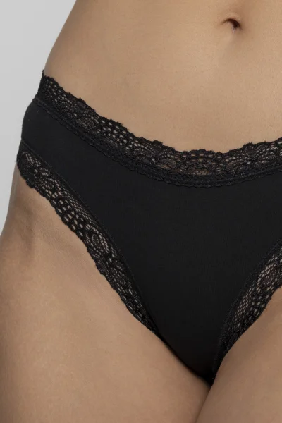 2 PACK kalhotky F-MD-22 - bavlna - Černá