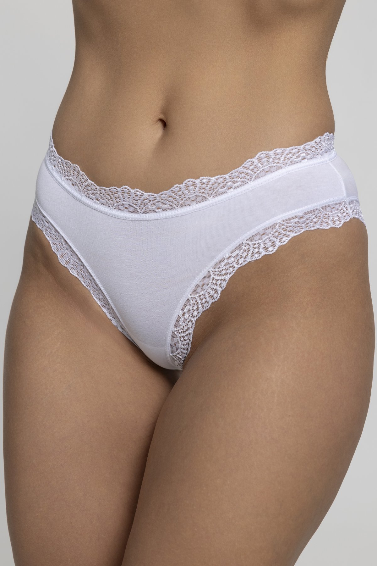 2 PACK kalhotky Leptir F-MD-22 - bavlna Ecru-šedá XL