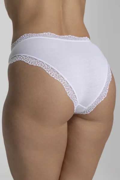 2 PACK kalhotky F-MD-22 - bavlna - Bílá