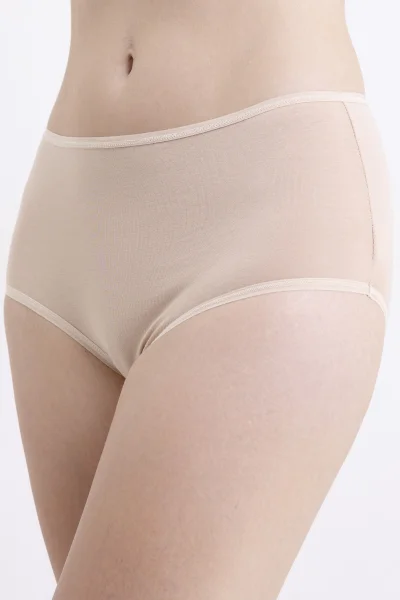 2 PACK kalhotky F-MX-72 - bavlna - Béžová