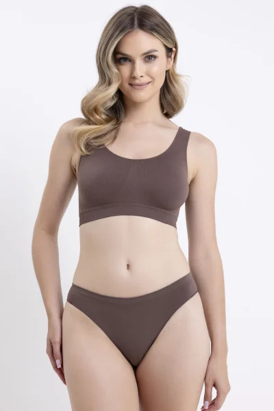 Podprsenkový top T-96 - Mocca