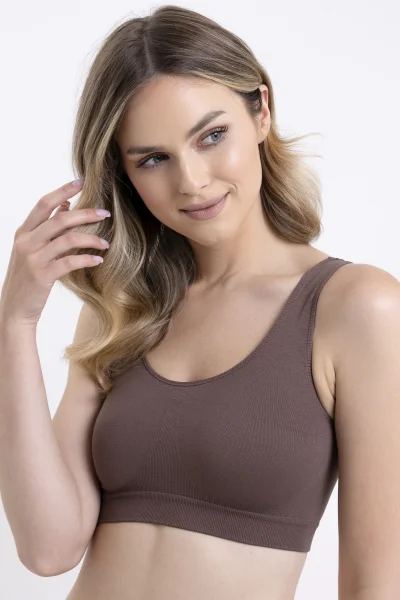 Podprsenkový top T-96 - Mocca