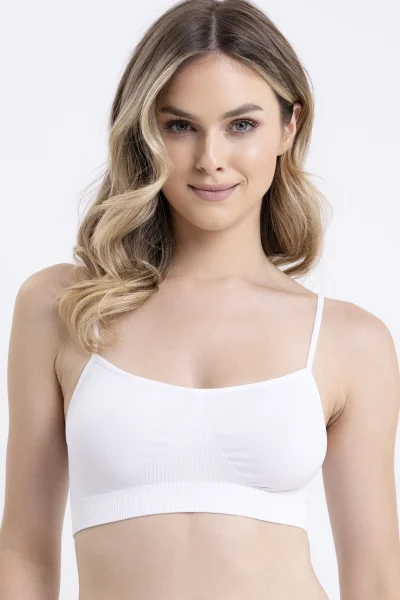 Podprsenkový top T-95 - Bílá