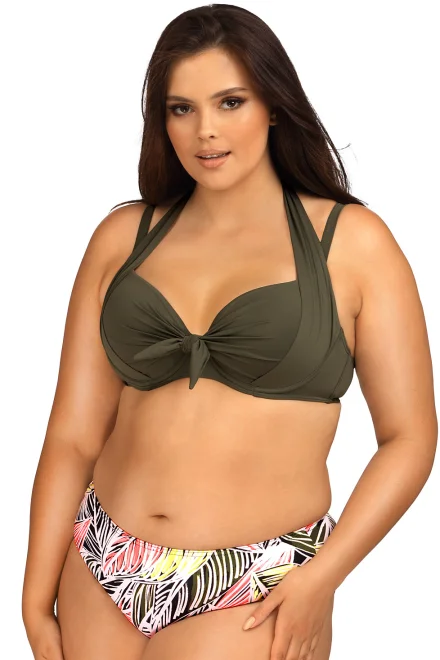 Dvoudílné plavky L2522/3 - Khaki