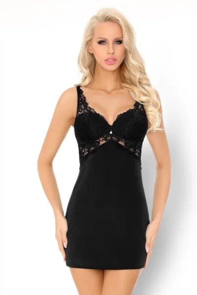 Sexy košilka Dolorsan Black LC 90422 Misteelina - Černá
