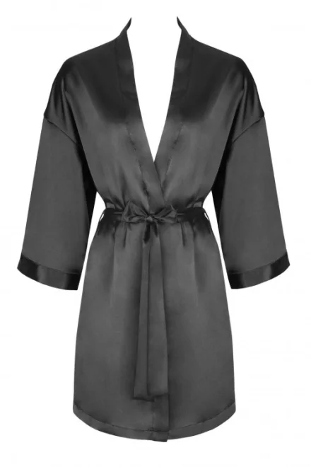 Erotický župan Dorettela LC 90394 Black Beauty