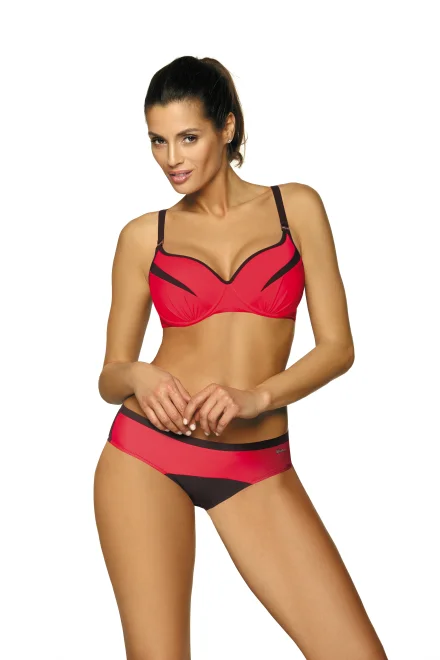 Dvoudílné plavky Barbara Titanium-Shock Red M-473 (4)