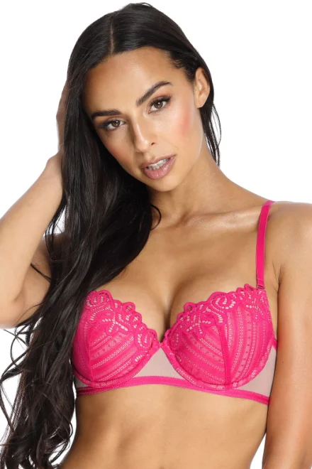 Push-up podprsenka M-3401/11 ESSIE - Růžová
