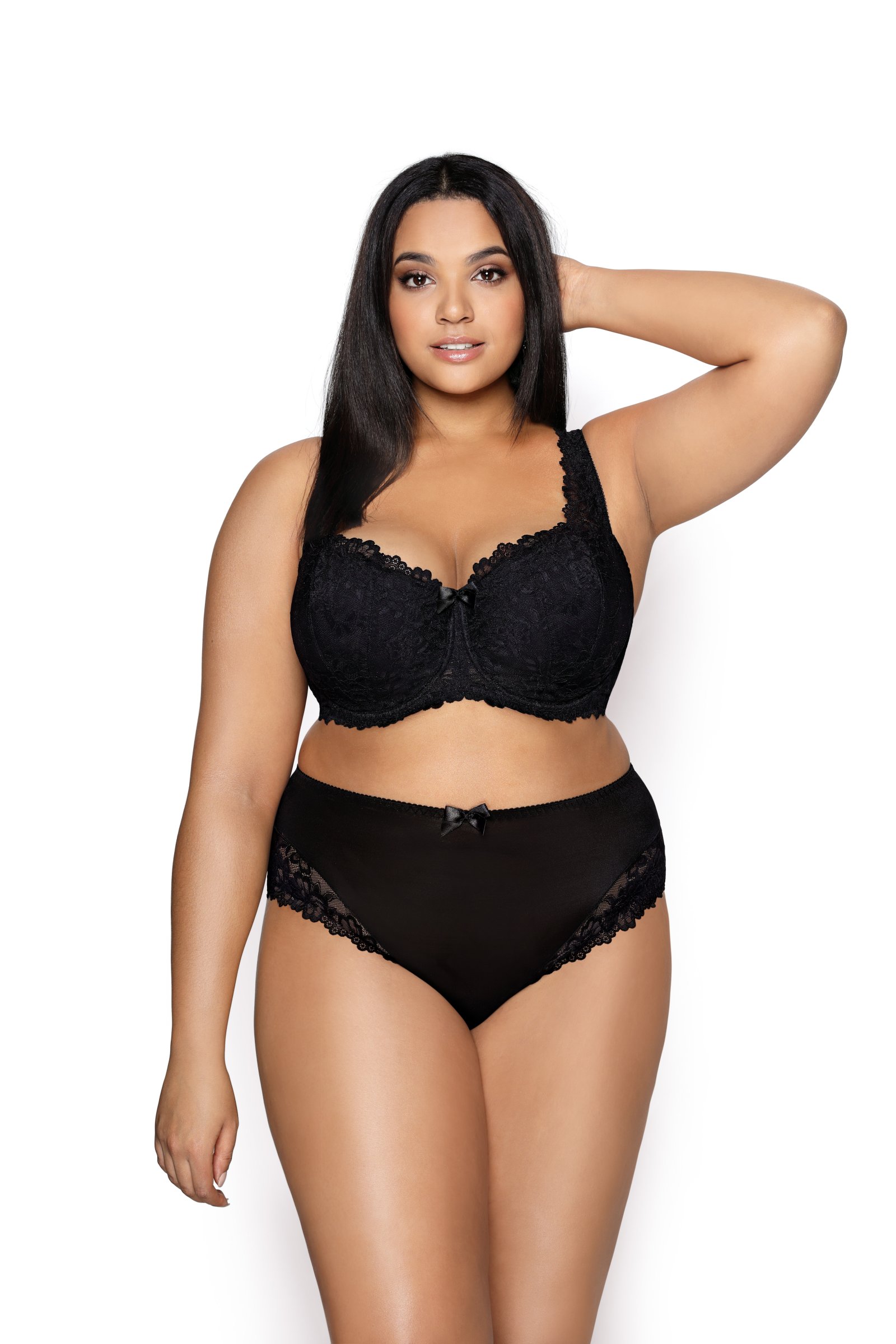 Vyztužená podprsenka Mat M-053/22 Big CARMELA Maxi Černá 65G