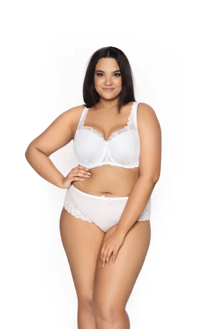 Vyztužená podprsenka M-053/22 Big CARMELA Maxi - Bílá
