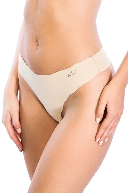 Dámská laserová tanga ABI 13005 - bezešvé - Béžová