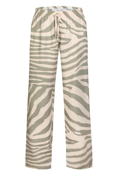 Dámské dlouhé pyžamo Selene - bavlna - Béžová