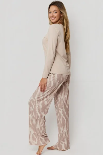 Dámské pyžamo Noelia - Cappucino