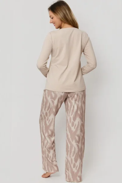 Dámské pyžamo Noelia - Cappucino