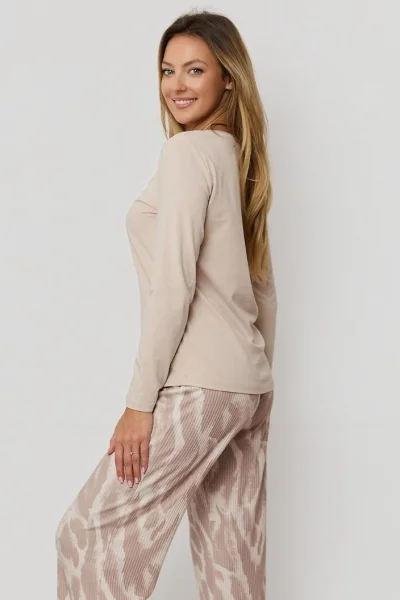 Dámské pyžamo Noelia - Cappucino