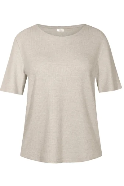 Dámské pyžamo Oceane - viskóza - Béžovo-modrá