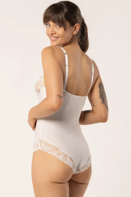 Body Hanna – bez kostíc - Biela
