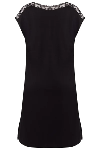 Noční košilka Petra - viskóza - Černá