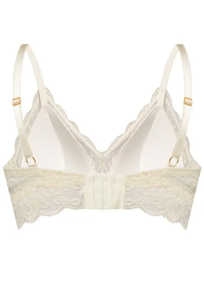 Nevyztužená podprsenka Kaja 02 - bezkosticová - Krémová